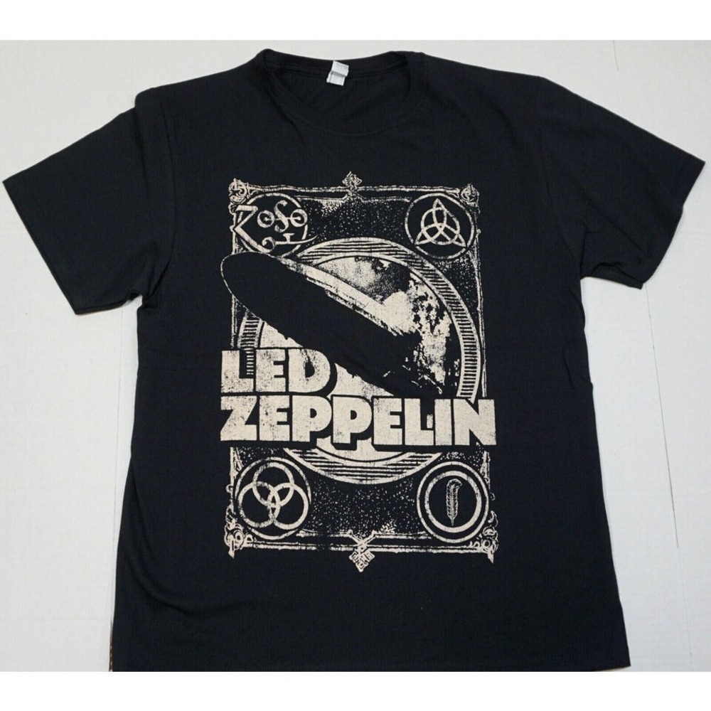 Led Zeppelin Tshirt Classic Rock Plant Paige Bonham Tee